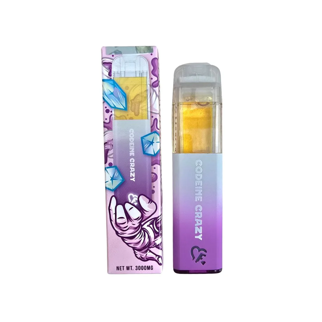 PLUMA DE WAX DESECHABLE - FAVORITES "Codeine crazy" 3ML (INDICA)