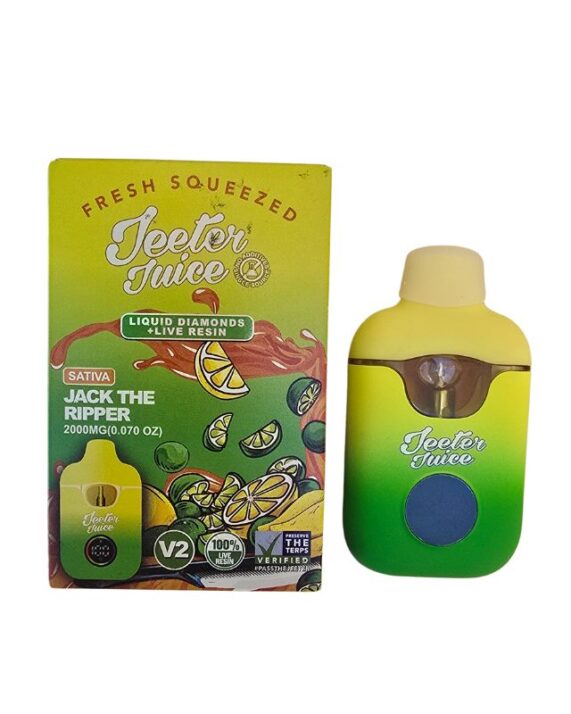 PLUMA DE WAX DESECHABLE - JEETER JUICE "Jack The Ripper" 2ML (SATIVA)