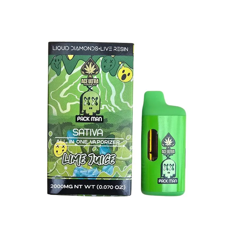 PLUMA DE WAX – PACK MAN x ACE ULTRA «Lime Juice » 2ML (SATIVA)
