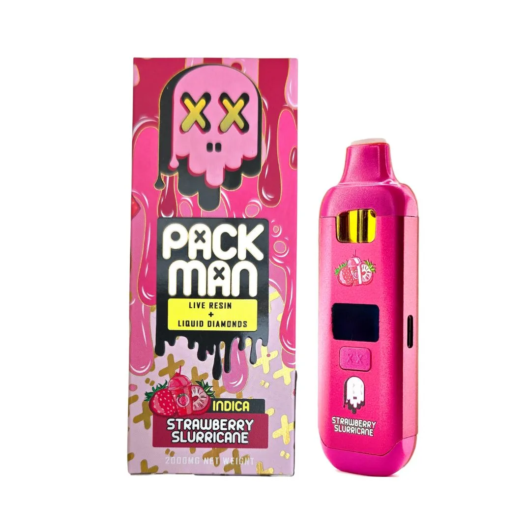 PLUMA DE WAX – PACK MAN «Strawberry Slurricane» 2ML (INDICA)