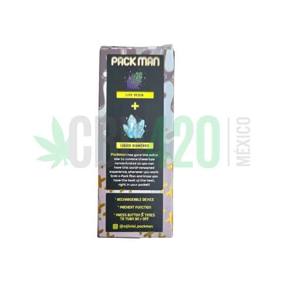 PLUMA WAX PACK MAN WHITE GUMMY BEARS REVERSO