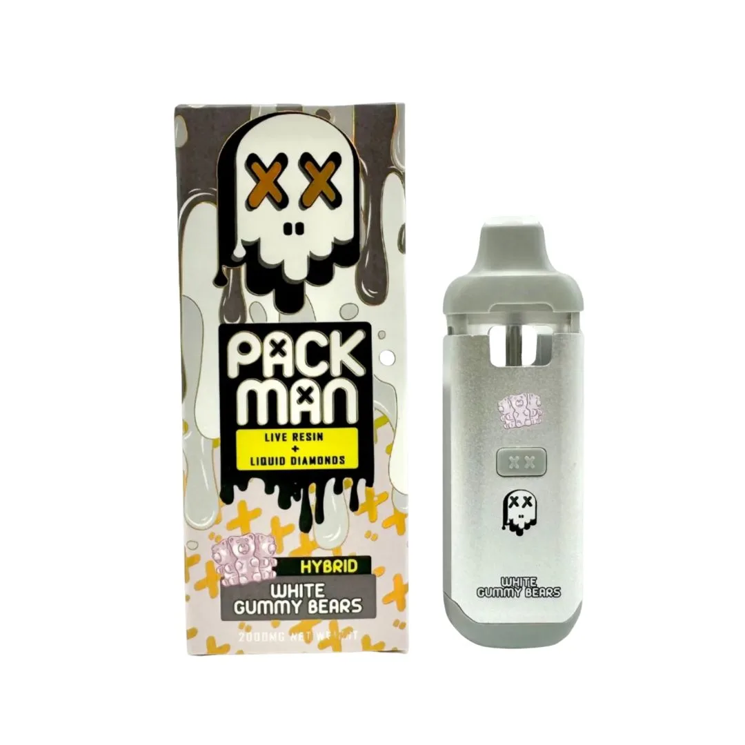 PLUMA DE WAX – PACK MAN «White Gummy Bears» 2ML (HÍBRIDA)