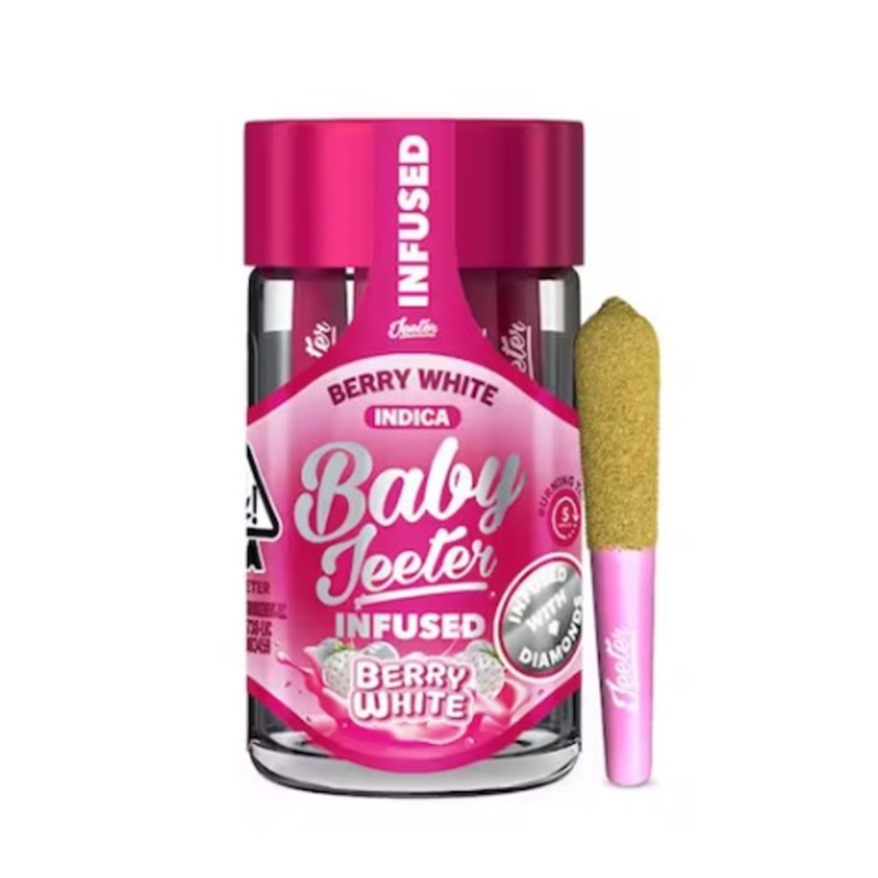 PORROS PRE-ROLADOS - BABY JEETER - "Berry White" 2.5 GR (5 piezas)