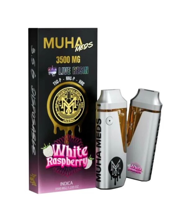 PLUMA DE WAX – MUHA MEDS "White Raspberry" 3.5ML (INDICA)