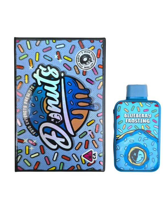 PLUMA DE WAX DESECHABLE - DONUTS "Blueberry Frosting" 2ML (SATIVA)