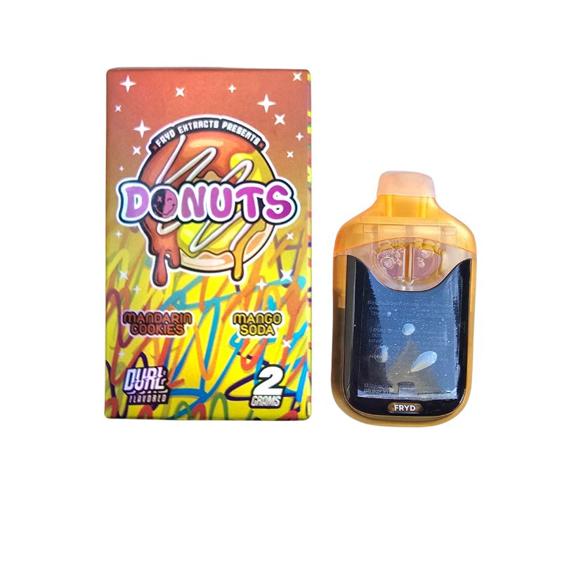 PLUMA DE WAX -DONUTS 2 (SABORES) "Mandarin Cookies - Mango Soda" 2 ML (HIBRIDA/SATIVA)