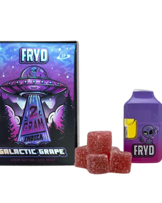 PLUMA DE WAX + GOMITAS - FRYD "Galactic Grape" 2ML (INDICA)