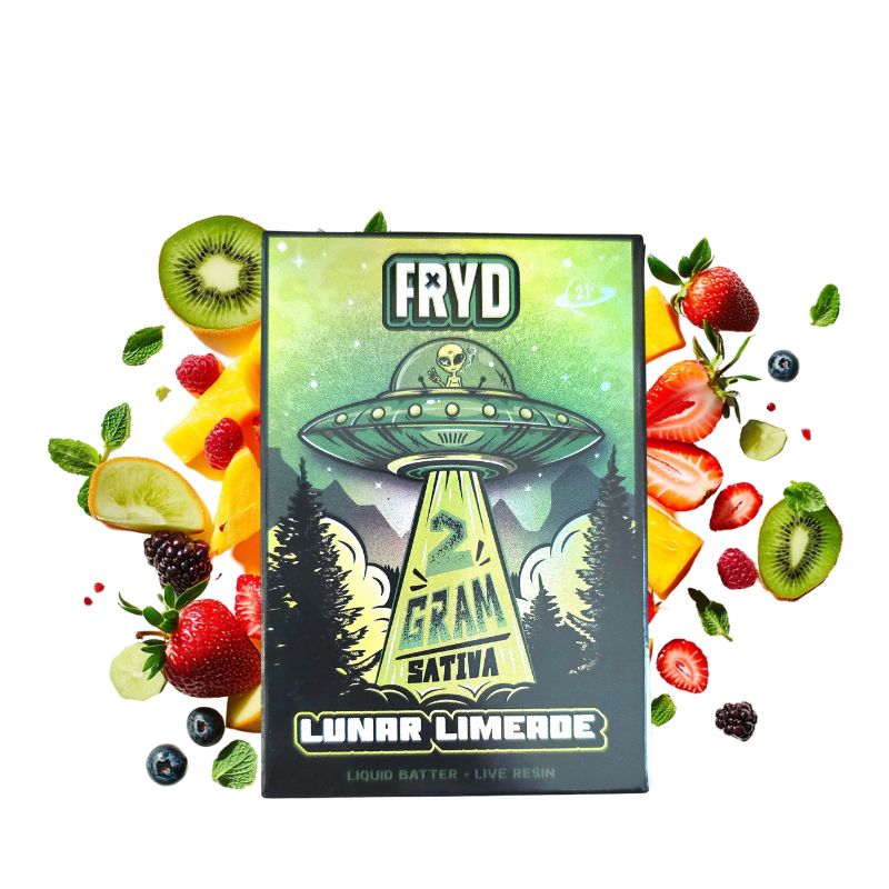 PLUMA DE WAX DESECHABLE - FRYD "Lunar Limeade" 2ML (SATIVA)