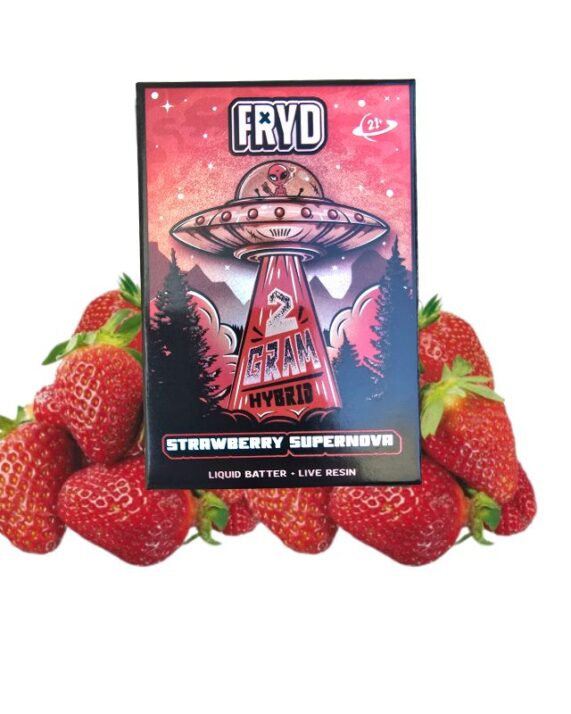 PLUMA DE WAX DESECHABLE - FRYD "Strawberry Supernova" 2ML (HÍBRIDA)