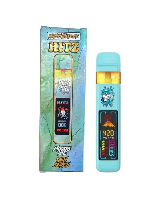 PLUMA DESECHABLE DE WAX – HITZ «Mojito Ice» 2 ML (INDICA)