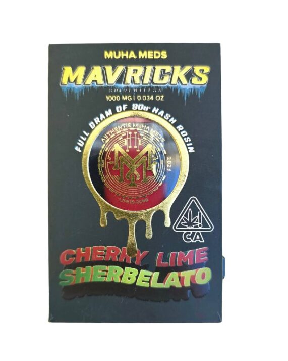 PLUMA DE WAX DESECHABLE - MUHA MEDS "Cherry Lime - Sherbelato" (SATIVA)