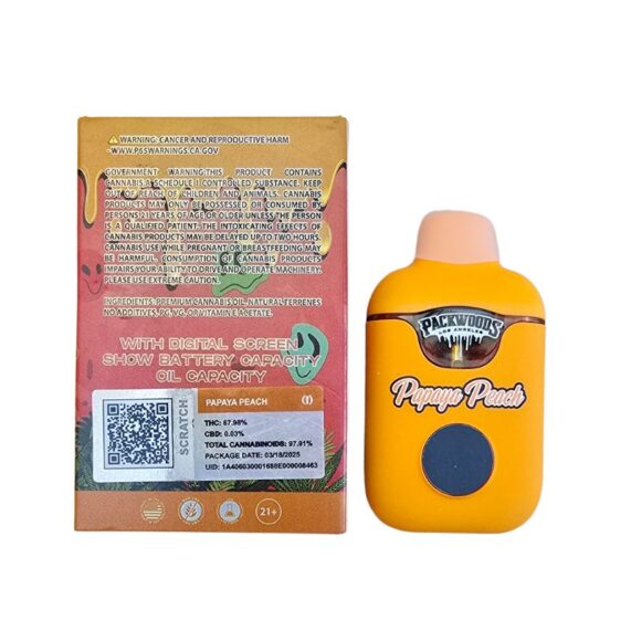 PLUMA WAX PACKWOODS X RUNTZ PAPAYA PEACH REVERSO