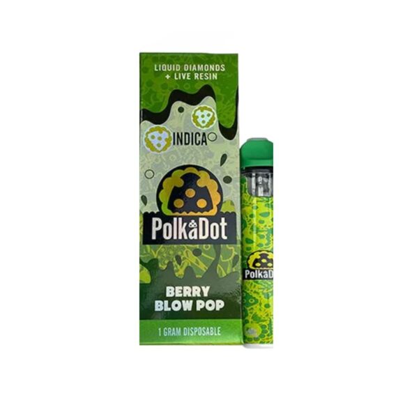 PLUMA WAX POLKADOT BERRY BLOW POP
