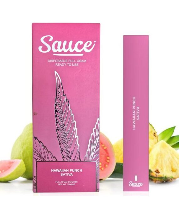 PLUMA DE WAX DESECHABLE - SAUCE- "Hawaiian Punch" (SATIVA)