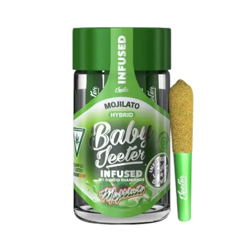PORROS PRE-ROLADOS - BABY JEETER - "Mojilato"  2.5 GR (5 piezas)