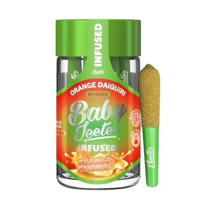 PORROS PRE-ROLADOS - BABY JEETER - "Orange Daiquiri"  2.5 GR (5 piezas)