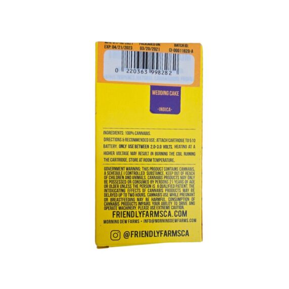 CARTUCHO WAX FRIENDLY FARMS WEDOING CAKE REVERSO