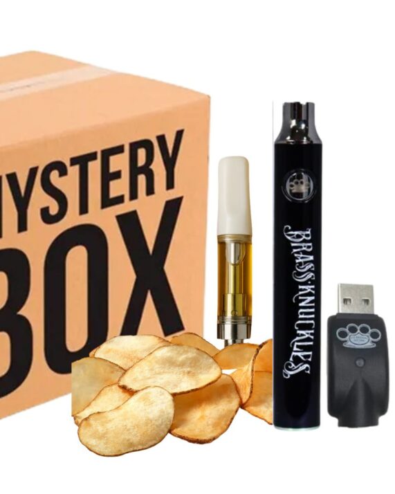 MYSTERY BOX - 1 cartucho + 1 batería para wax + papitas thc
