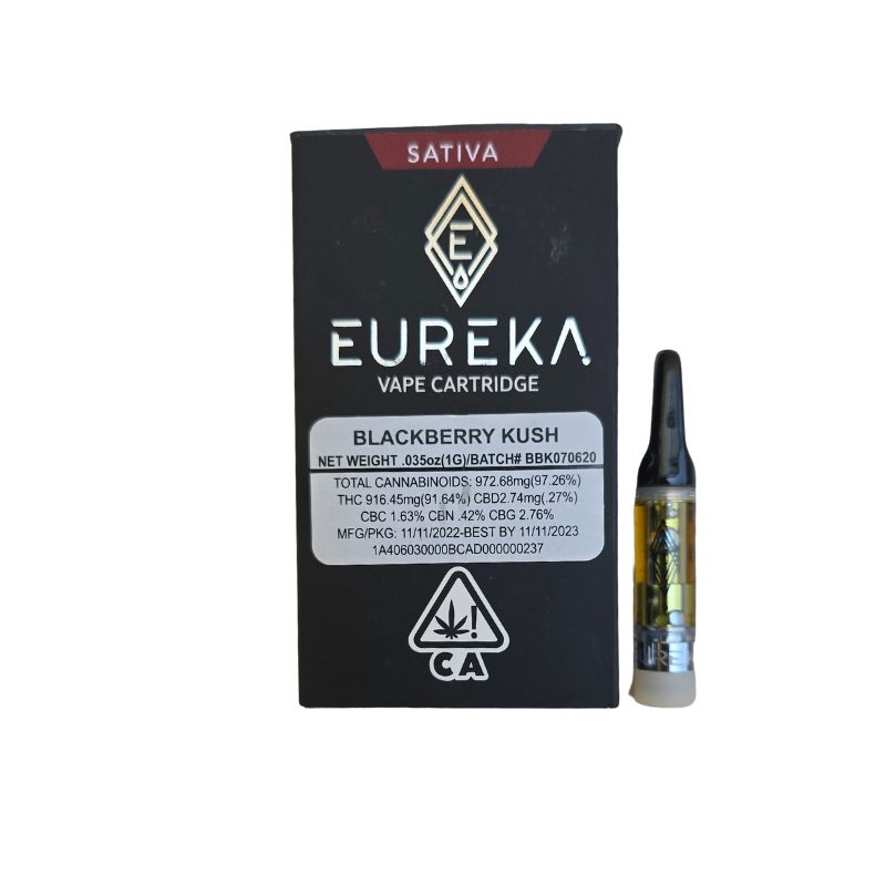 CARTUCHO WAX – EUREKA «Blackberry Kush» (SATIVA)