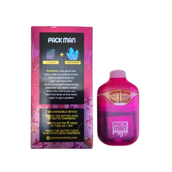 PLUMA WAX PACK MAN GUAVA LAVA - PINK LEMON SOURBELTZ REVERSO