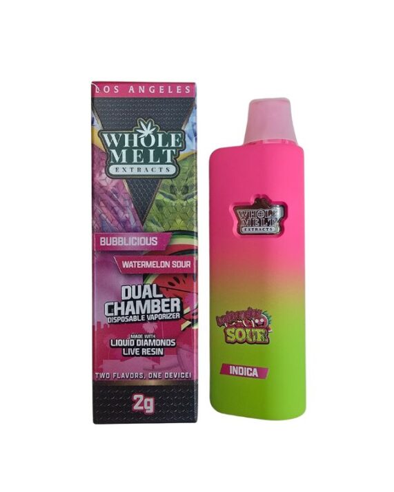 PLUMA DE WAX - WHOLE MELT "Bubblicious Water Melon Sour" 2ML (INDICA/HÍBRIDA)