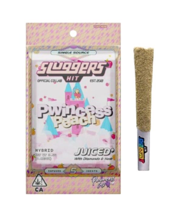 PORROS PRE-ROLADOS - SLUGGERS  "Princess Peach" (5 piezas) HIBRIDA