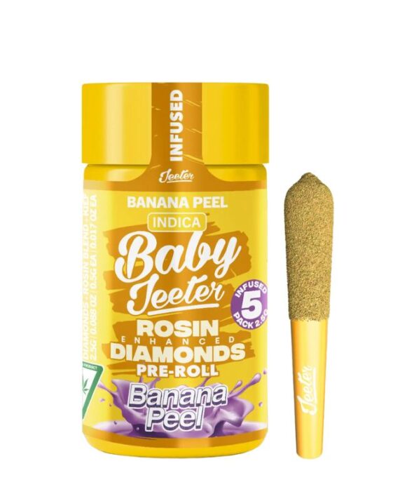 PORROS PRE-ROLADOS - JEETER  - "Banana Peel" (ÍNDICA)