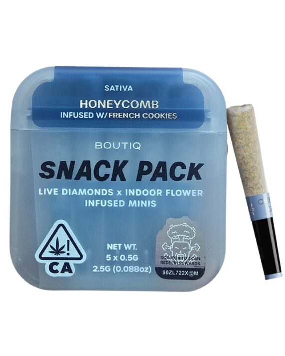 PORROS PRE-ROLADOS - BOUTIQ - "Honeycomb" 2.5 GR (5 piezas) SATIVA