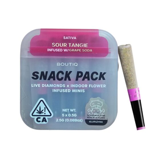 PRE ROLL BOUTIQ SNACK PACK SOUR TANGIE