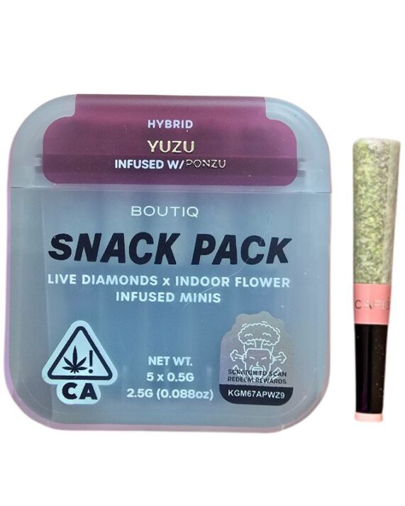 PORROS PRE-ROLADOS - BOUTIQ - "Yuzu" 2.5 GR (5 piezas) HIBRIDA
