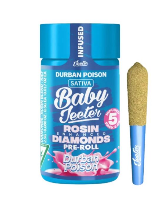 PORROS PRE-ROLADOS -JEETER - "Durban Poison"   ( SATIVA )