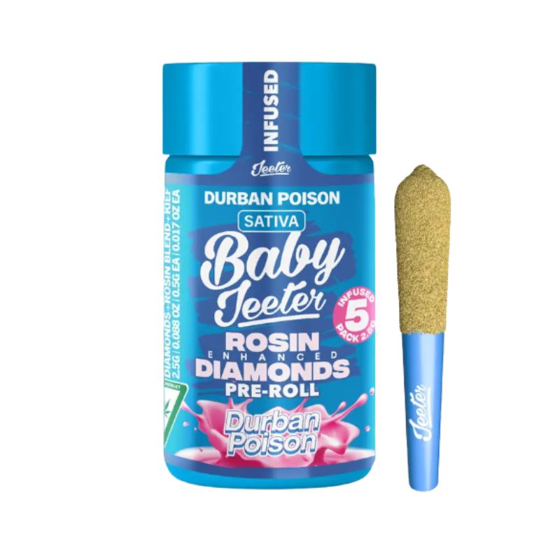 PORROS PRE-ROLADOS -JEETER - "Durban Poison"   ( SATIVA )