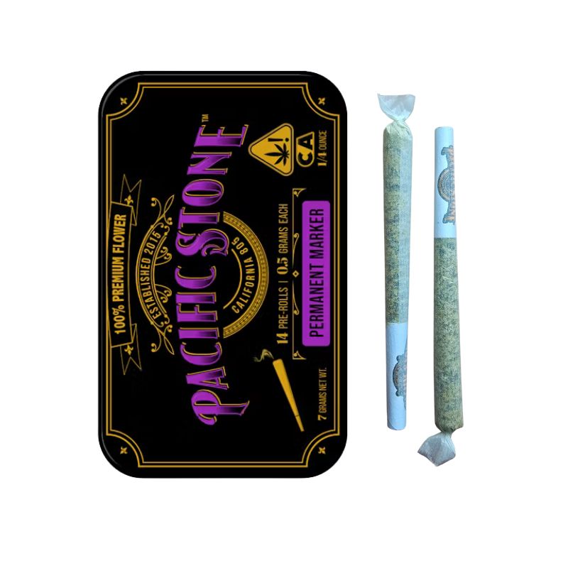 PORROS PRE-ROLADOS - PACIFIC STONE  "Permanent Marker" (7 piezas) SATIVA