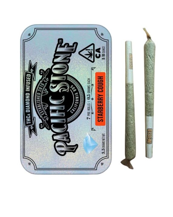 PORROS PRE-ROLADOS - PACIFIC STONE  "Strawberry Cough" (7 piezas) SATIVA