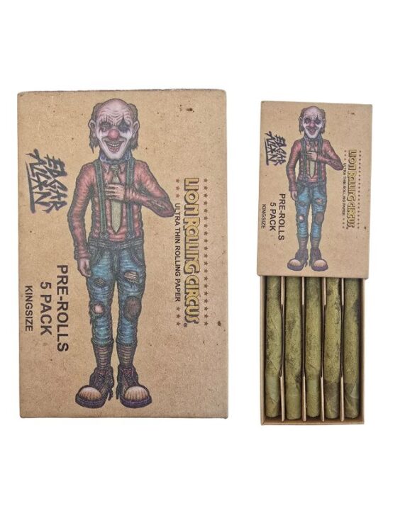 PORROS PRE-ROLADOS - LION ROLLING CIRCUS- "Edgar Allan"  (5 piezas)