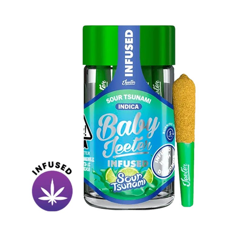 PORROS PRE-ROLADOS - BABY JEETER "Sour Tsunami"  ÍNDICA