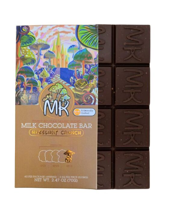 CHOCO HONGO- MK "Milk Chocolate Bar" 8 piezas (4000 mg)