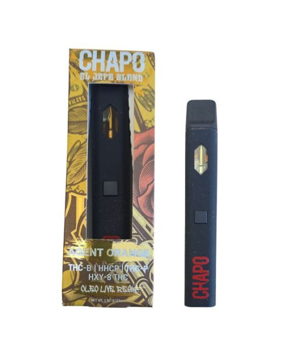 PLUMA DE WAX – CHAPO «Agent Orange» THC-B + HHCP + THC-P + HXY-8 THC 3.5 MG (SATIVA)