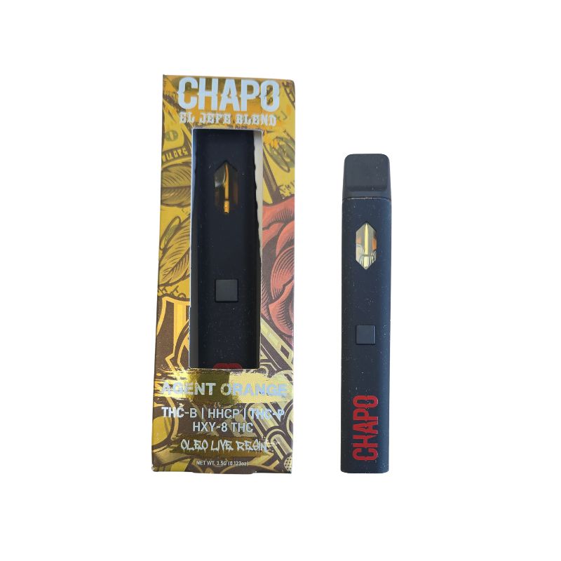 PLUMA DE WAX – CHAPO «Agent Orange» THC-B + HHCP + THC-P + HXY-8 THC 3.5 MG (SATIVA)
