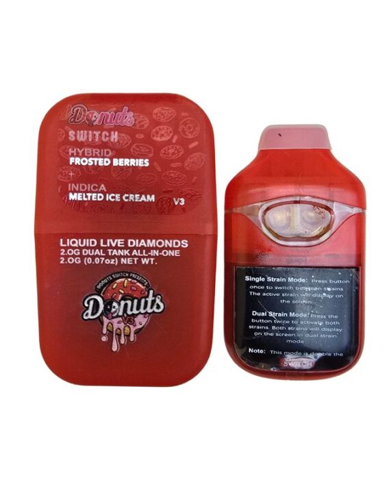 PLUMA DE WAX - DONUTS (2 sabores) "Frosted Berries - Melted Ice Cream" 2ML (HIBRIDA-ÍNDICA)