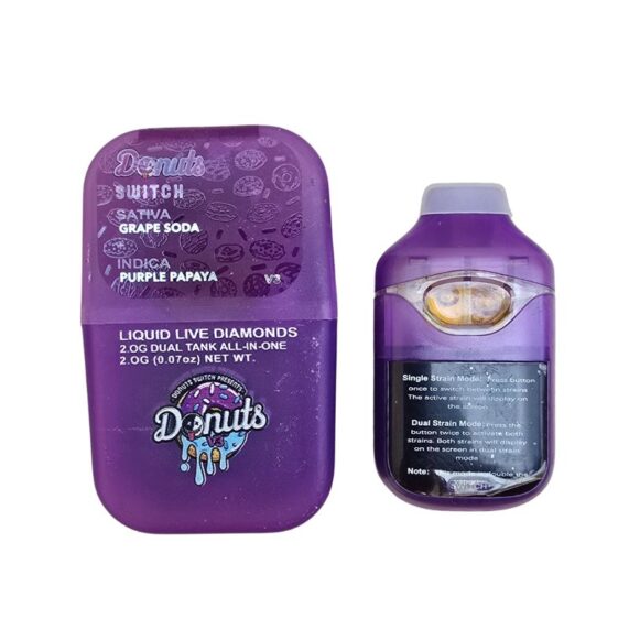 PLUMA WAX DONUTSGRAPE SODA - PURPLE PAPAYA