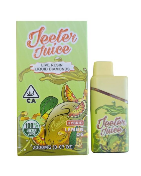 PLUMA DE WAX - JEETER JUICE "Lemon OG" 2ML (HÍBRIDA)