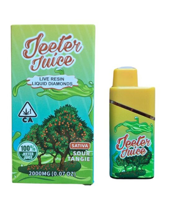 PLUMA DE WAX DESECHABLE - JEETER JUICE "Sour Tangie" 2ML (SATIVA)