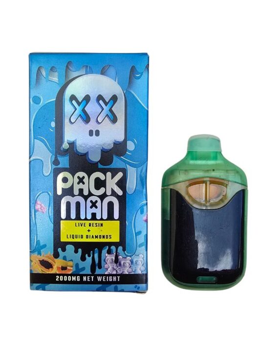 PLUMA DE WAX PACK MAN (2 sabores) "Papaya Og - White Gummy Bears" 2ml (INDICA/HIBRIDA)