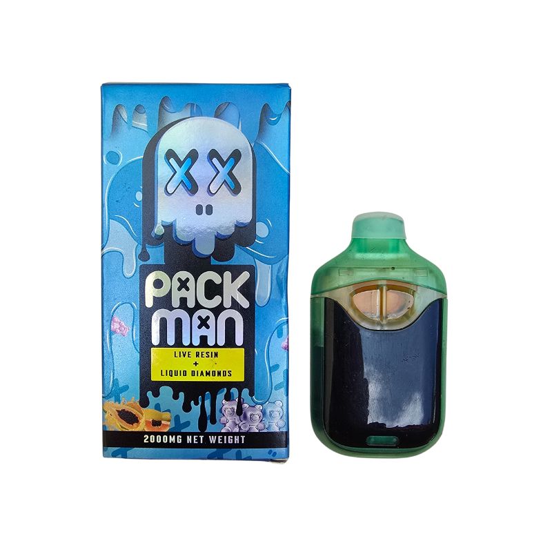 PLUMA DE WAX PACK MAN (2 sabores) "Papaya Og - White Gummy Bears" 2ml (INDICA/HIBRIDA)