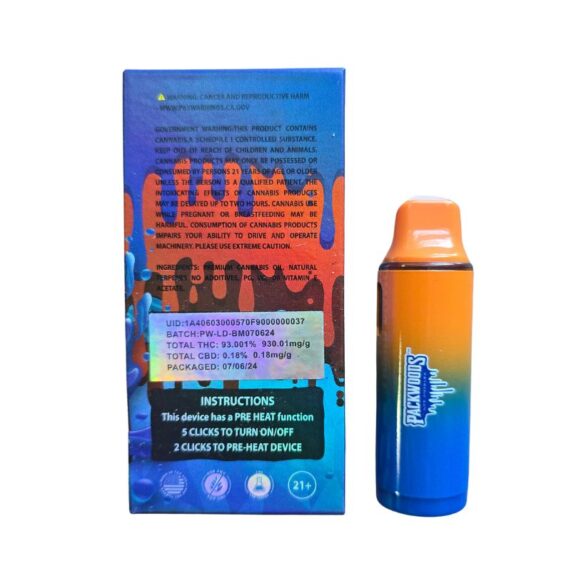 PLUMA WAX PACKWOODS BLUEBERRY MELON REVERSO PLUMA WAX PACKWOODS BLUEBERRY MELON REVERSO