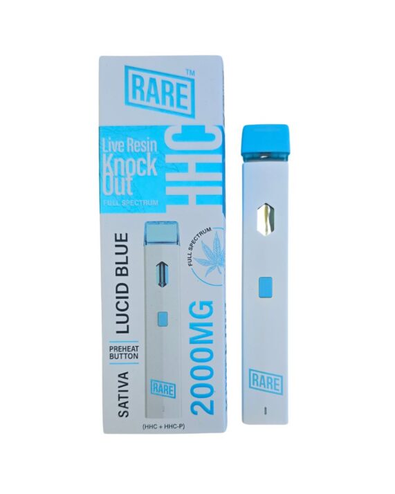 PLUMA DE WAX DESECHABLE - RARE "Lucio Blue"  2ML (SATIVA)