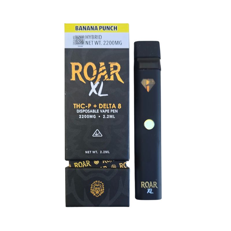 PLUMA DE WAX DESECHABLE - ROAR "Banana Punch" 2.2 ML (HIBRIDA)