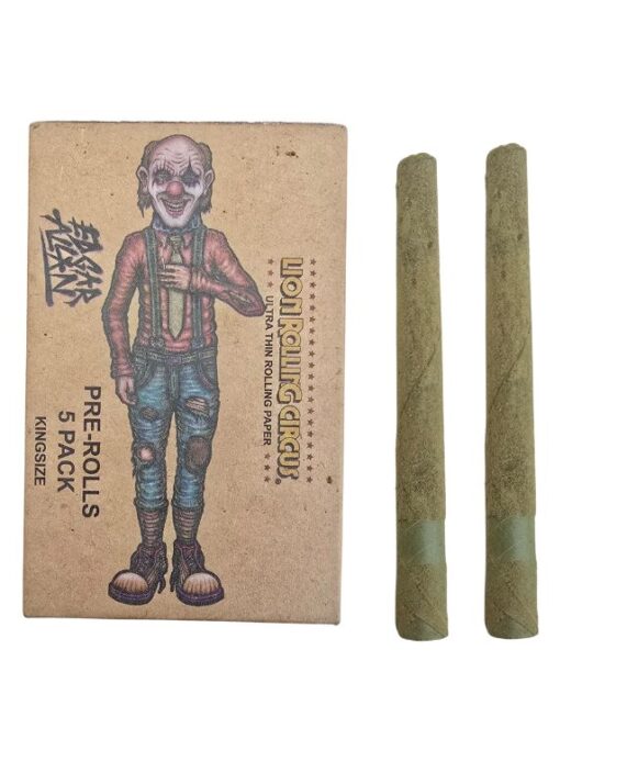 PORROS PRE-ROLADOS - LION ROLLING CIRCUS- "Edgar Allan" (5 piezas) HIBRIDA