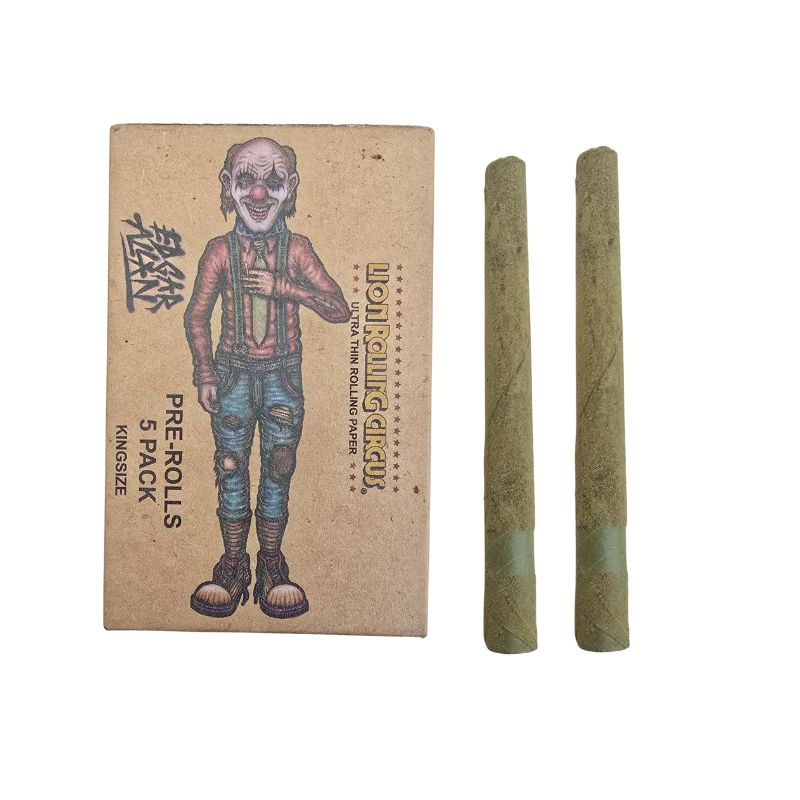 PORROS PRE-ROLADOS - LION ROLLING CIRCUS- "Edgar Allan" (5 piezas) HIBRIDA